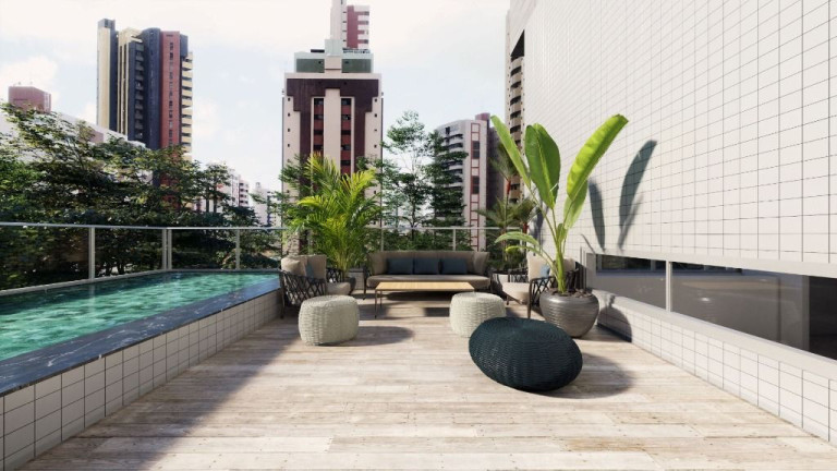 Imagem Apartamento com 1 Quarto para Alugar, 25 m² em Manaíra - João Pessoa Imagem Apartamento com 1 Quarto para Alugar, 25 m² em Manaíra - João Pessoa
