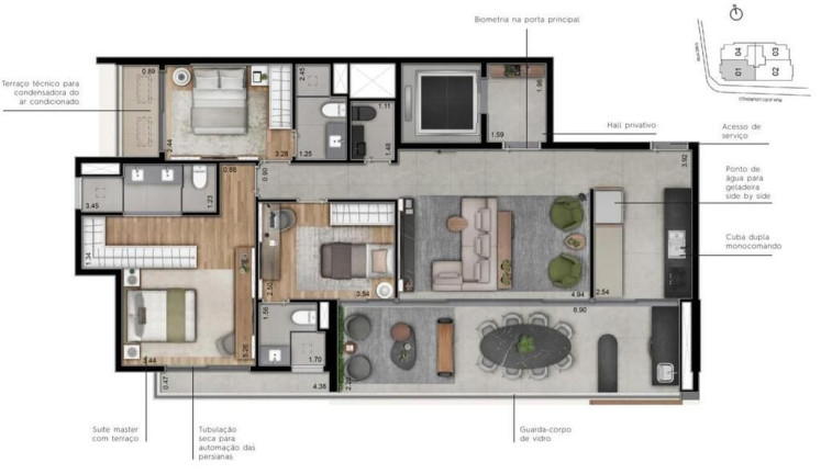 Imagem Apartamento com 3 Quartos à Venda, 129 m² em Vila Nova Conceição - São Paulo Imagem Apartamento com 3 Quartos à Venda, 129 m² em Vila Nova Conceição - São Paulo