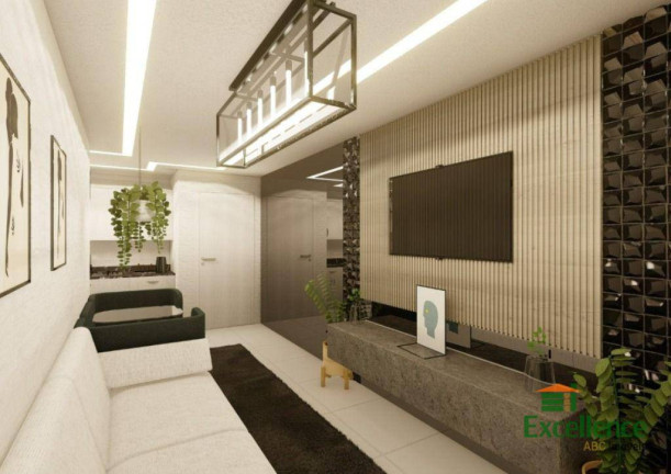 Imagem Cobertura com 2 Quartos à Venda, 96 m² em Campestre - Santo André