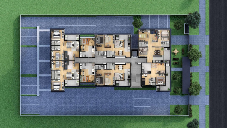 Imagem Apartamento com 2 Quartos à Venda, 56 m² em água Verde - Curitiba