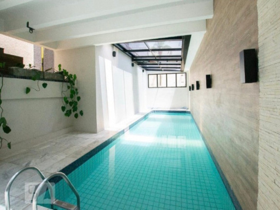 Imagem Flat com 1 Quarto para Alugar, 55 m² em Moema - São Paulo
