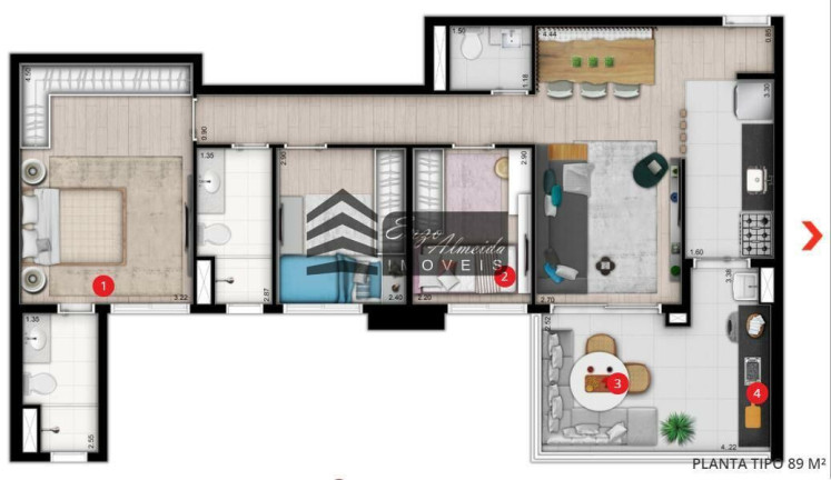 Imagem Apartamento com 3 Quartos à Venda, 130 m² em Tatuapé - São Paulo Imagem Apartamento com 3 Quartos à Venda, 130 m² em Tatuapé - São Paulo