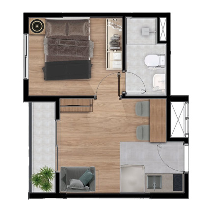 Imagem Apartamento com 1 Quarto à Venda, 37 m² em Vila Mariana - São Paulo