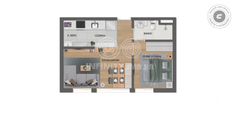 Imagem Apartamento com 2 Quartos à Venda, 35 m² em Campos Elíseos - São Paulo