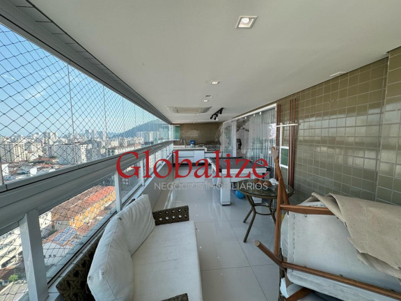 Imagem Imóvel com 2 Quartos à Venda, 153 m² em Campo Grande - Santos