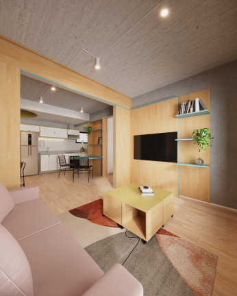 Imagem Apartamento com 2 Quartos à Venda, 41 m² em São Francisco - Curitiba