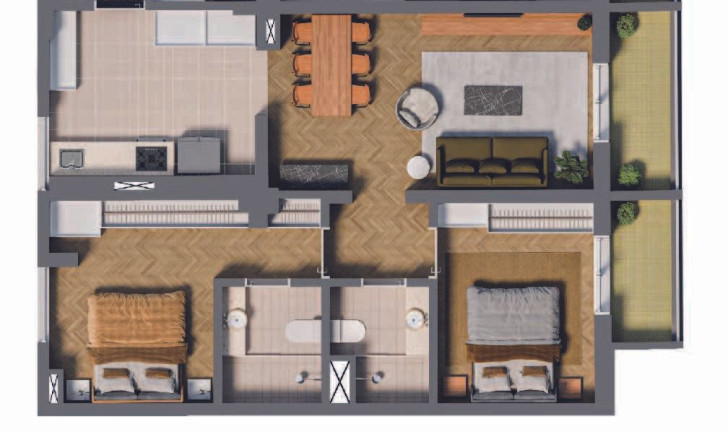 Imagem Studio com 1 Quarto à Venda, 44 m² em Centro - São Paulo