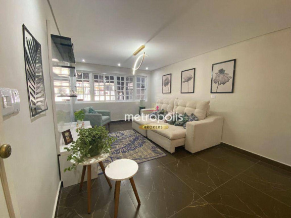 Sobrado com 4 Quartos à Venda, 160 m² em Vila Scarpelli - Santo André