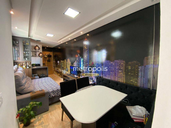 Imagem Cobertura com 2 Quartos à Venda, 100 m² em Vila Scarpelli - Santo André