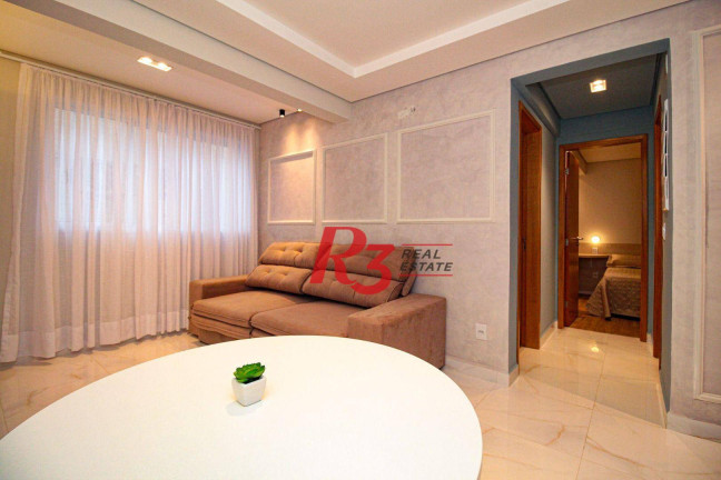 Imagem Apartamento com 2 Quartos à Venda, 56 m² em Aparecida - Santos