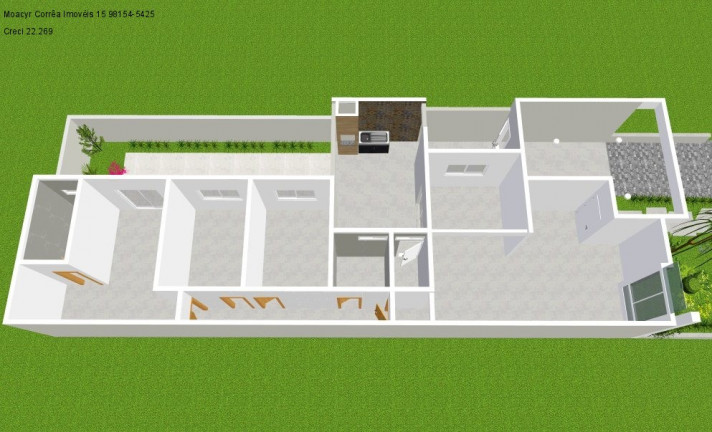 Imagem Imóvel com 3 Quartos à Venda, 133 m² em Residencial Reserva Ipanema - Sorocaba