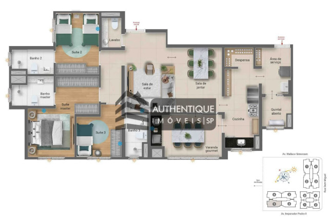 Imagem Apartamento com 3 Quartos à Venda, 117 m² em Nova Petrópolis - São Bernardo Do Campo Imagem Apartamento com 3 Quartos à Venda, 117 m² em Nova Petrópolis - São Bernardo Do Campo