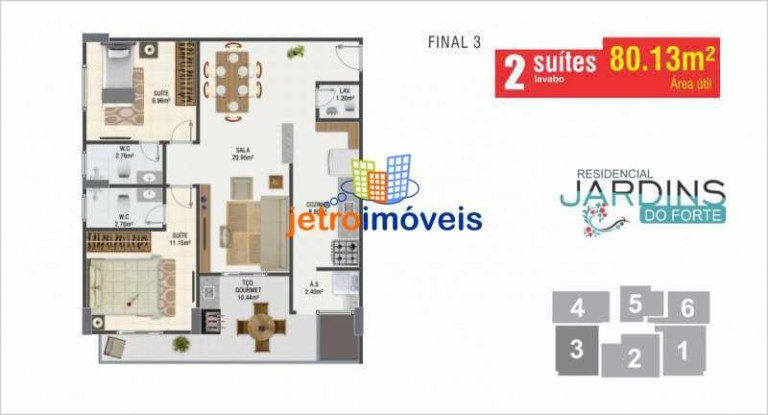 Imagem Apartamento à Venda, 54 m² em Canto Do Forte - Praia Grande Imagem Apartamento à Venda, 54 m² em Canto Do Forte - Praia Grande