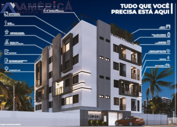 Imagem Flat com 1 Quarto à Venda, 23 m² em Intermares - Cabedelo