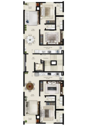 Imagem Apartamento com 2 Quartos à Venda, 72 m² em Perequê - Porto Belo