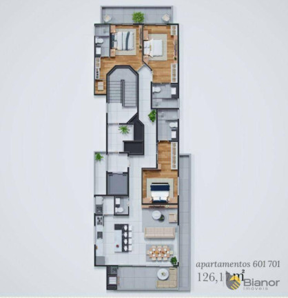 Imagem Apartamento com 3 Quartos à Venda, 98 m² em Centro - Balneário Piçarras Imagem Apartamento com 3 Quartos à Venda, 98 m² em Centro - Balneário Piçarras