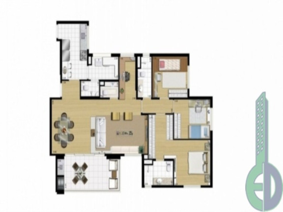 Imagem Imóvel com 3 Quartos à Venda, 123 m² em Centro - Sao Bernardo Do Campo Imagem Imóvel com 3 Quartos à Venda, 123 m² em Centro - Sao Bernardo Do Campo