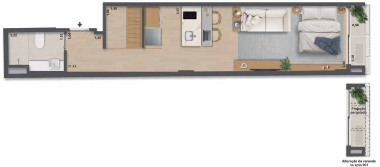 Imagem Imóvel com 1 Quarto à Venda, 34 m² em Ipanema - Rio De Janeiro
