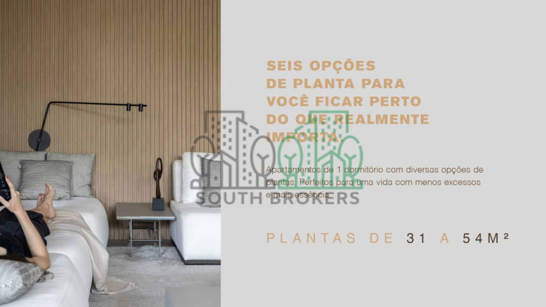 Imagem Apartamento com 1 Quarto à Venda, 34 m² em Batel - Curitiba