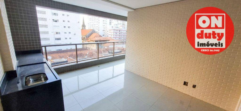 Apartamento com 2 Quartos à Venda, 128 m² em Embaré - Santos