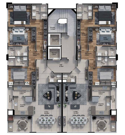 Imagem Apartamento com 3 Quartos à Venda, 120 m² em Centro - Balneário Camboriú Imagem Apartamento com 3 Quartos à Venda, 120 m² em Centro - Balneário Camboriú
