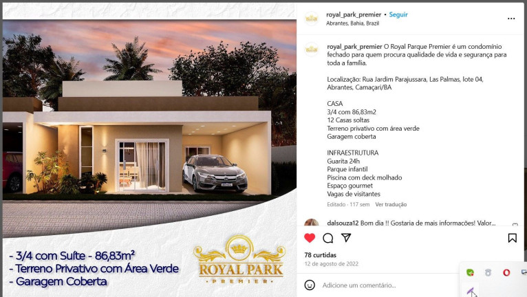 Imagem Casa com 3 Quartos à Venda, 86 m² em Estrada Do Coco - Camaçari