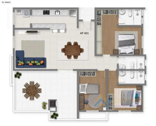 Imagem Apartamento com 2 Quartos à Venda, 46 m² em Weissópolis - Pinhais Imagem Apartamento com 2 Quartos à Venda, 46 m² em Weissópolis - Pinhais