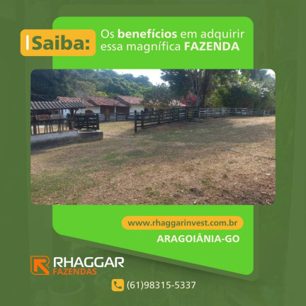 Fazenda à Venda, 92 m² em Go 319 - Aragoiânia