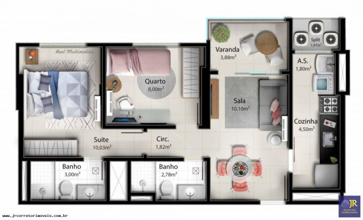 Imagem Apartamento com 2 Quartos à Venda, 58 m² em Jockey De Itaparica - Vila Velha Imagem Apartamento com 2 Quartos à Venda, 58 m² em Jockey De Itaparica - Vila Velha