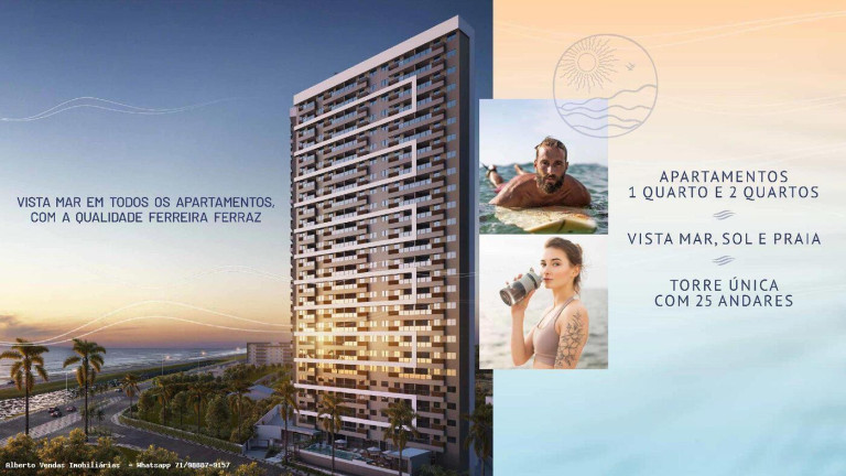 Imagem Apartamento com 2 Quartos à Venda, 58 m² em Jaguaribe - Salvador