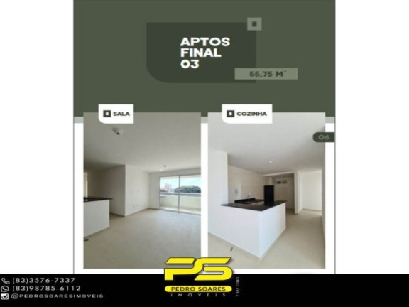Imagem Apartamento com 2 Quartos à Venda, 55 m² em Tambauzinho - João Pessoa Imagem Apartamento com 2 Quartos à Venda, 55 m² em Tambauzinho - João Pessoa