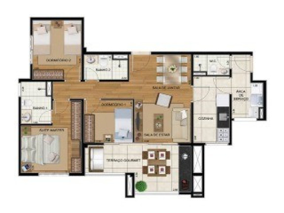 Imagem Imóvel com 3 Quartos à Venda, 135 m² em Vila Gilda - Santo André Imagem Imóvel com 3 Quartos à Venda, 135 m² em Vila Gilda - Santo André