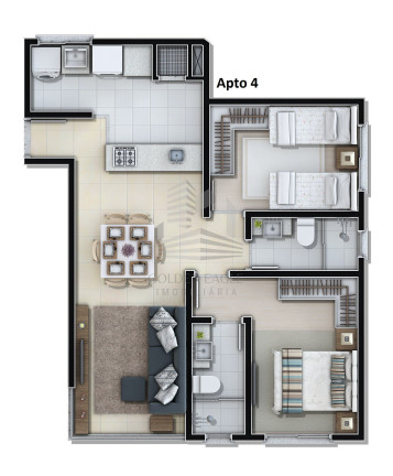 Imagem Apartamento com 2 Quartos à Venda, 79 m² em Fazenda - Itajaí Imagem Apartamento com 2 Quartos à Venda, 79 m² em Fazenda - Itajaí