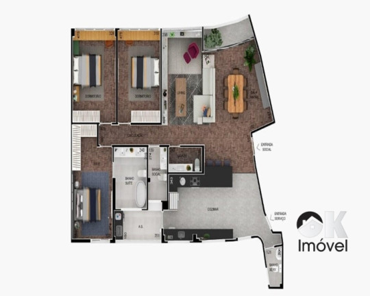 Imagem Apartamento com 3 Quartos à Venda, 163 m² em Higienópolis - São Paulo Imagem Apartamento com 3 Quartos à Venda, 163 m² em Higienópolis - São Paulo