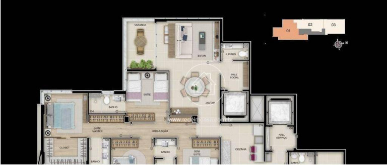 Imagem Apartamento com 4 Quartos à Venda, 133 m² em Funcionários - Belo Horizonte