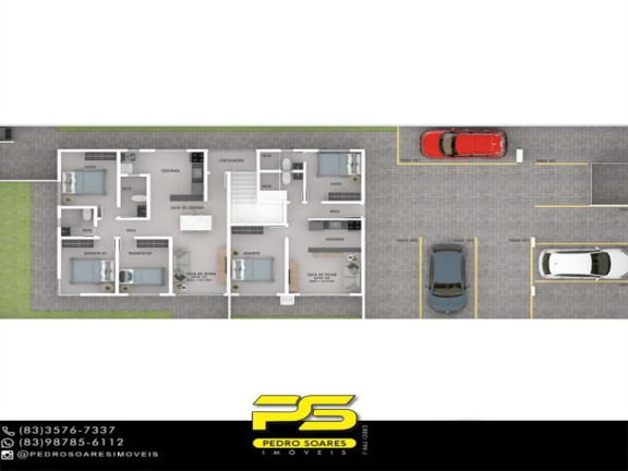 Imagem Apartamento com 2 Quartos à Venda, 53 m² em Portal Do Sol - João Pessoa