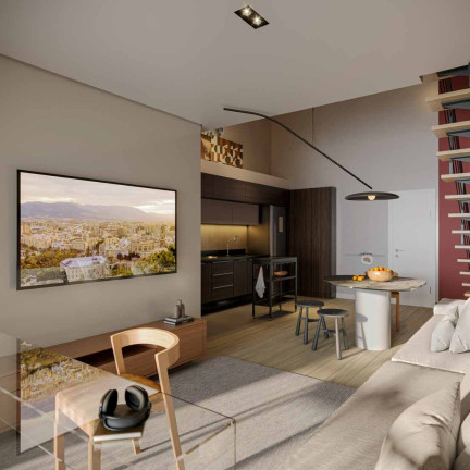 Imagem Apartamento com 1 Quarto à Venda, 55 m² em Campo Comprido - Curitiba