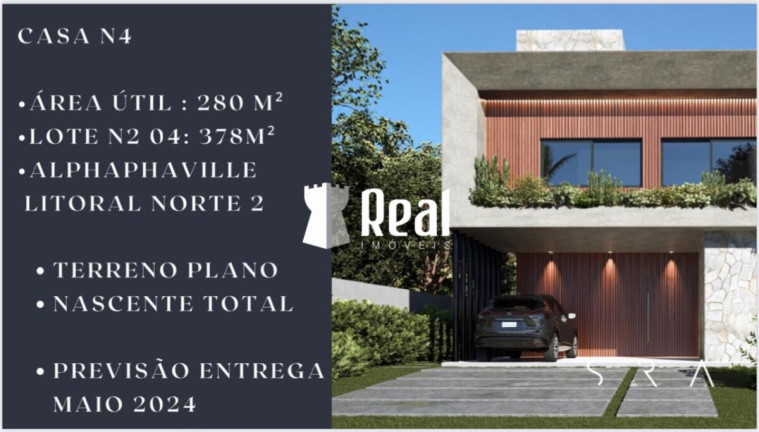 Imagem Casa com 4 Quartos à Venda, 280 m² em Alphaville (abrantes) - Camaçari