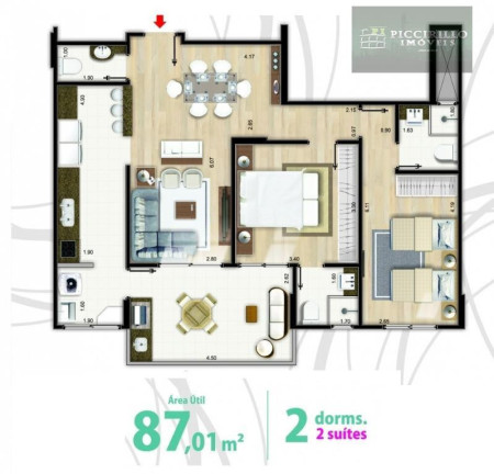 Imagem Apartamento com 3 Quartos à Venda, 107 m² em Aviação - Praia Grande