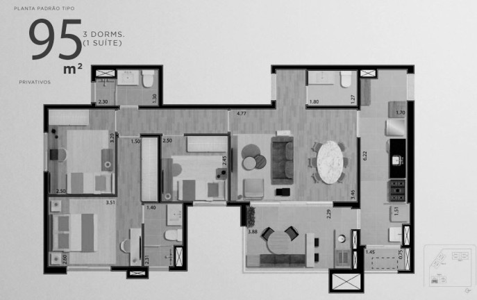 Imagem Apartamento com 3 Quartos à Venda, 95 m² em Vila Mogilar - Mogi Das Cruzes Imagem Apartamento com 3 Quartos à Venda, 95 m² em Vila Mogilar - Mogi Das Cruzes