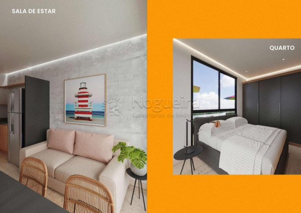 Flat com 1 Quarto à Venda, 25 m² em Porto De Galinhas - Ipojuca
