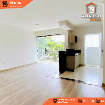 Apartamento com 3 Quartos à Venda, 108 m² em Vila Togni - Poços De Caldas