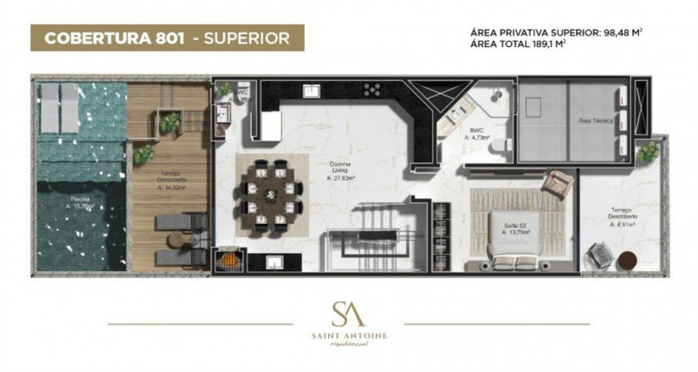 Imagem Imóvel com 2 Quartos à Venda, 92 m² em Praia Brava De Itajaí - Itajaí