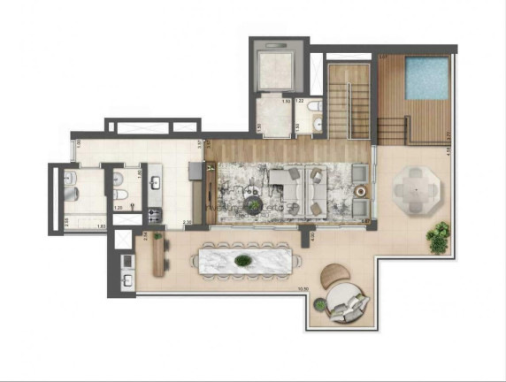Imagem Cobertura com 3 Quartos à Venda, 258 m² em Vila Mariana - São Paulo