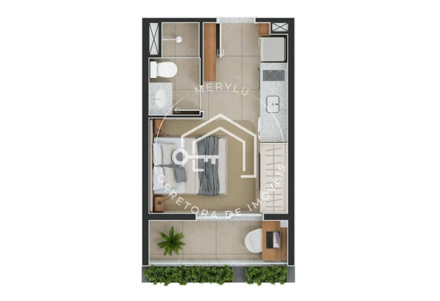 Imagem Apartamento com 1 Quarto à Venda, 22 m² em Higienopólis - São Paulo