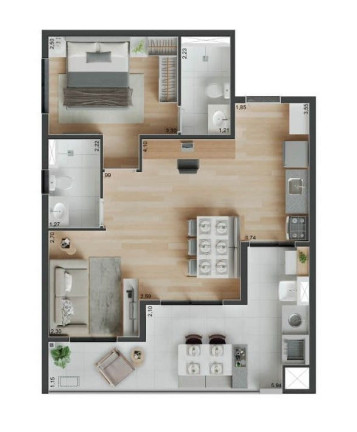 Imagem Apartamento com 2 Quartos à Venda, 44 m² em Vila Olímpia - São Paulo Imagem Apartamento com 2 Quartos à Venda, 44 m² em Vila Olímpia - São Paulo