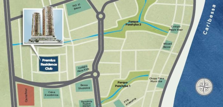 Apartamento com 3 Quartos à Venda, 89 m² em Aeroclube - João Pessoa