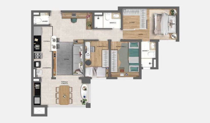 Imagem Apartamento com 4 Quartos à Venda, 151 m² em City América - São Paulo Imagem Apartamento com 4 Quartos à Venda, 151 m² em City América - São Paulo