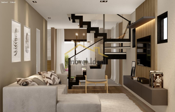 Imagem Casa com 3 Quartos à Venda, 115 m² em Portão - Curitiba Imagem Casa com 3 Quartos à Venda, 115 m² em Portão - Curitiba