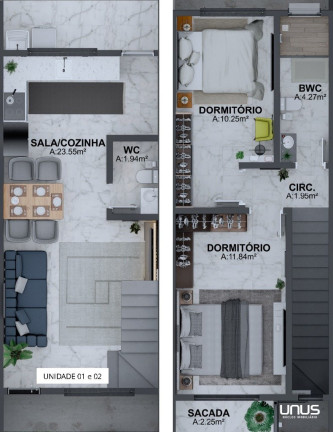 Imagem Sobrado com 2 Quartos à Venda, 120 m² em Forquilhas - São José Imagem Sobrado com 2 Quartos à Venda, 120 m² em Forquilhas - São José